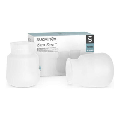 Suavinex Zero Zero Bottle Replacement Anti Colic Silicone Bag - 180ml