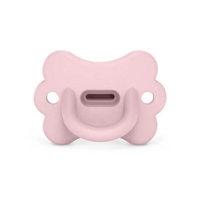 Suavinex Colour Essence Butterfly All Silicone SX Pro Soother 0-6 Months - Rosewater