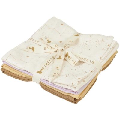 Fabelab Muslin Wraps 4 Pack - Star Dust