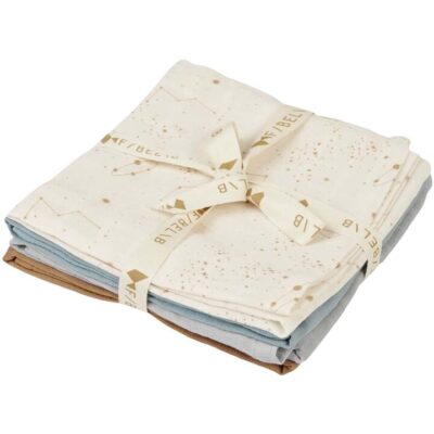 Fabelab Muslin Wraps 4 Pack - Galaxy