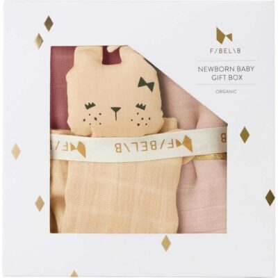 Fabelab Newborn Baby Gift Box - Dusty Rose Mix
