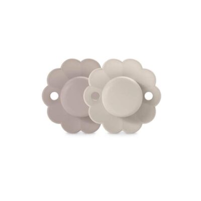 Suavinex Wonder Soother 0-6months 2 Pack - Pale Mauve/Mauve Chalk