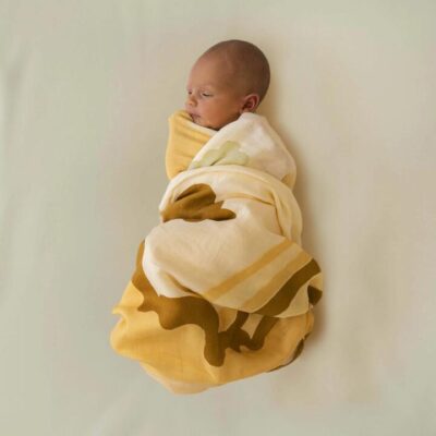 Banabae Bamboo & Organic Cotton Swaddle - New Dawn