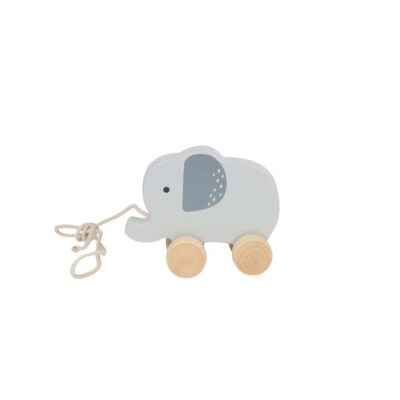 Bubble Wooden Elephant Pull Along Toy