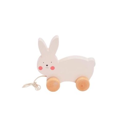 Bubble Wooden Pull Along - Rabbit