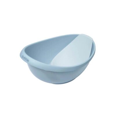 Bubble Cuddle Bath with Newborn Support Insert - Cashmere Blue