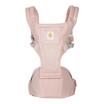 Ergobaby Alta Hip Seat Baby Carrier - SoftFlex™ Mesh - Pink Quartz