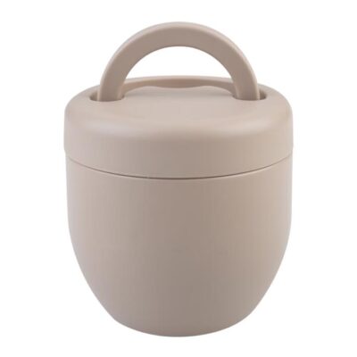 Oasis Stainless Steel Double Wall Insulated Food Pod 470ML Latte