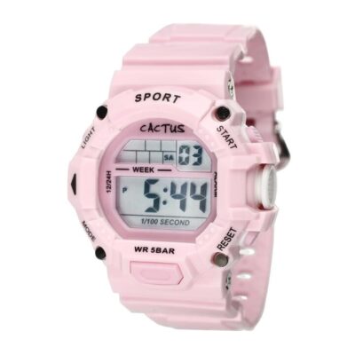 Cactus Explorer Kids Midsize Digital Watch - Pink